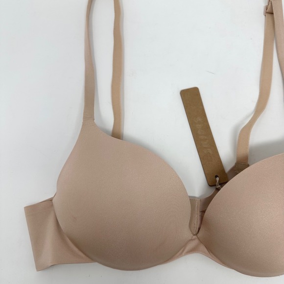 Skims Ultimate Push Up Plunge Bra Women 32A Mica Underwire Seamless NWT - Picture 3 of 7